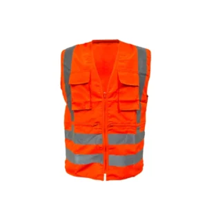 Chaleco geólogo 360 gabardina con cintas reflectantes KUMEN