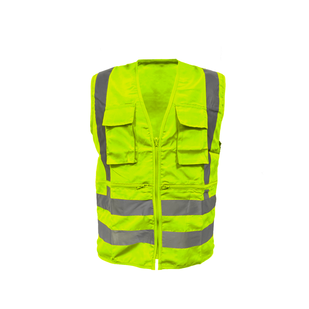 Chaleco geólogo 360 Poplin con cintas reflectantes alta visibilidad