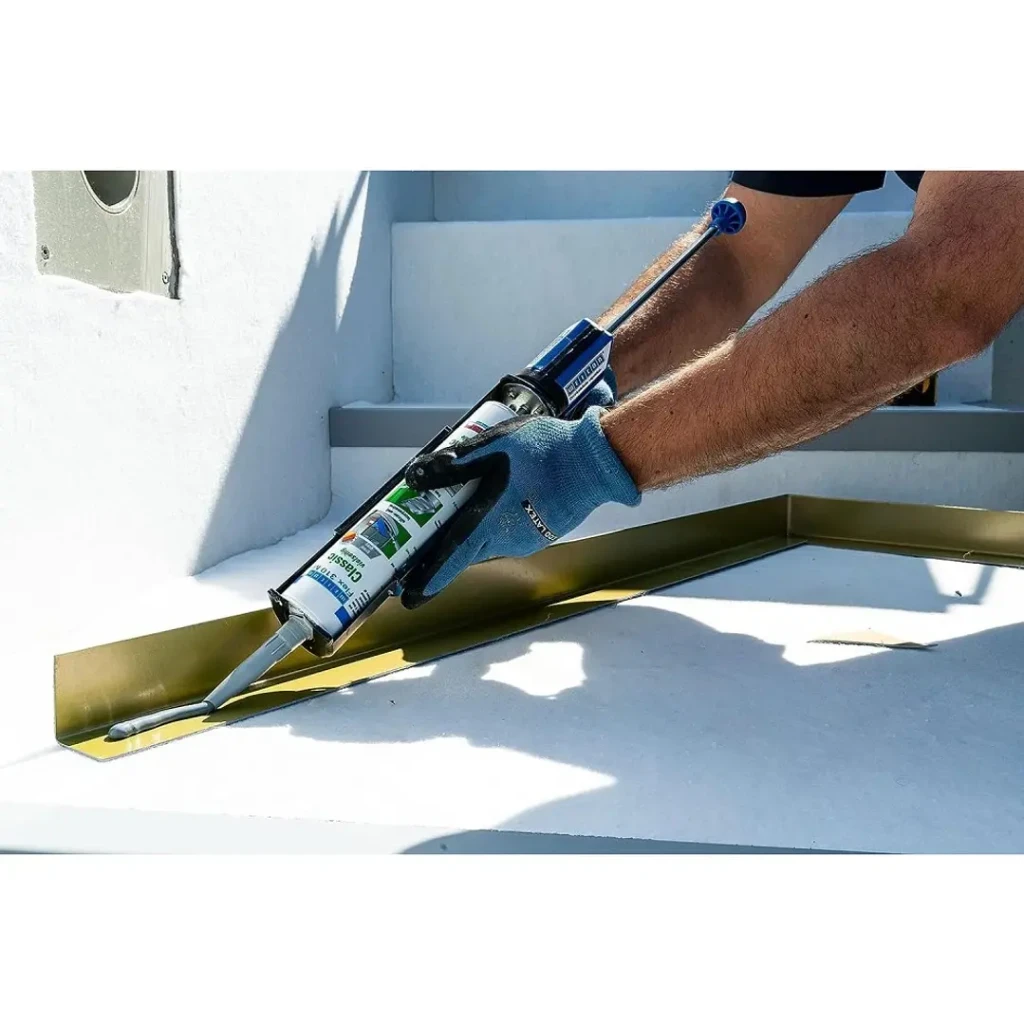 Adhesivo Sellador Elástico Grado Alimenticio Gris 310 Ml Flex 310 Ms