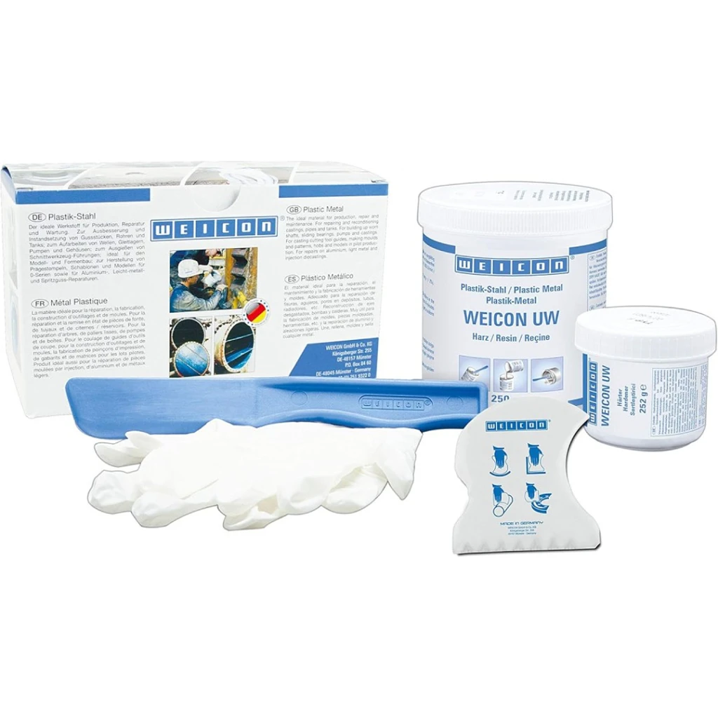 Resina Epoxi Submarina para Reparaciones Bajo Agua (0,5 kg) - WEICON UW