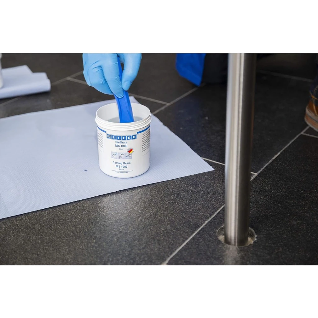 Resina Epoxi Transparente MS 1000 WEICON para Pegar y Laminar 1 Kg