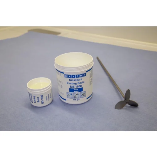 Resina Epoxi Transparente MS 1000 WEICON para Pegar y Laminar 1 Kg