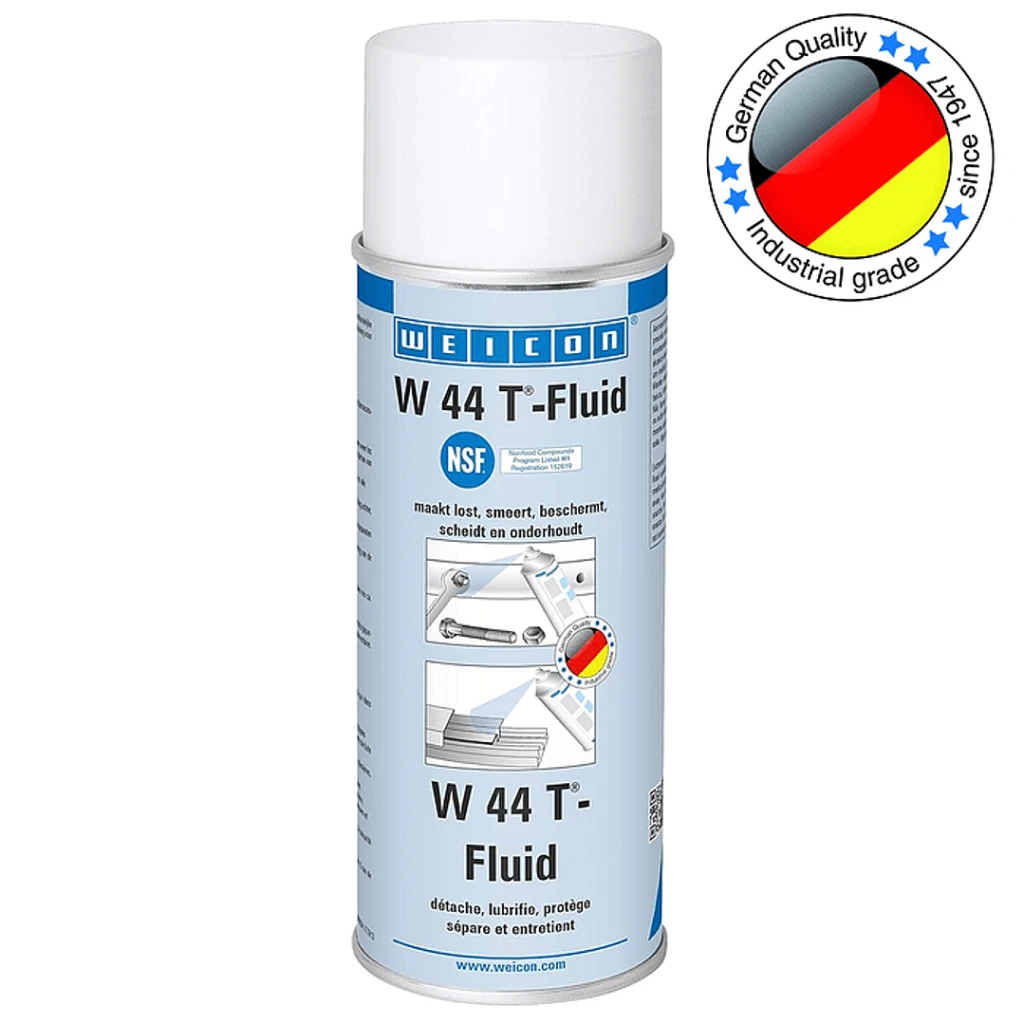 Lubricante Multiuso en Spray - W44T Fluid NSF Grado Alimenticio - WEICON 400 ml