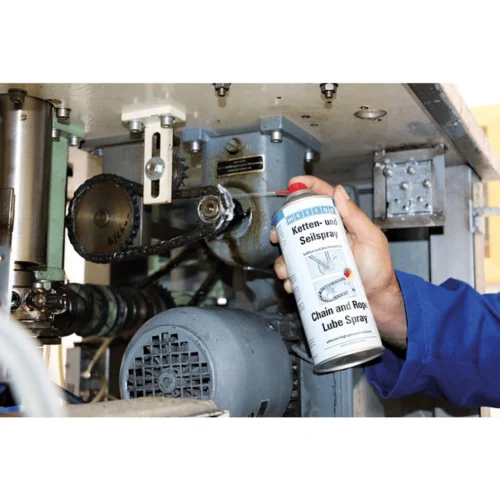 Grasa en spray para cadenas y cables WEICON – Lubricante adherente de alta presión
