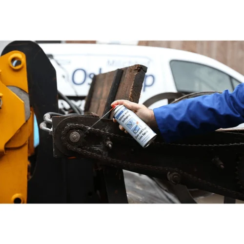 Grasa en spray para cadenas y cables WEICON – Lubricante adherente de alta presión