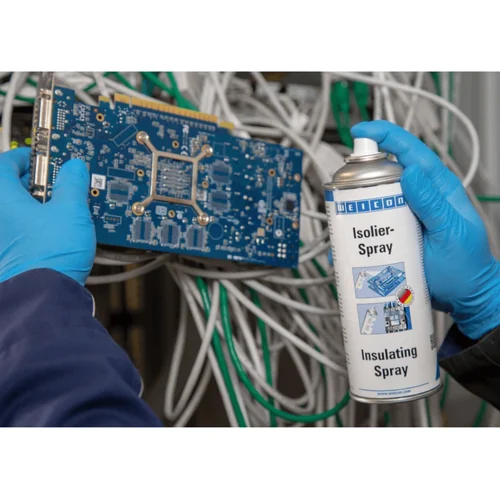 10791750186606-(1667) Barniz dieléctrico WEICON en spray aislante eléctrico 400 ml