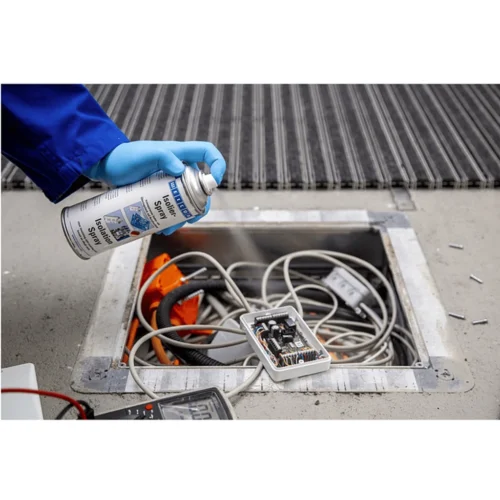 10791750186606-(2434) Barniz dieléctrico WEICON en spray aislante eléctrico 400 ml