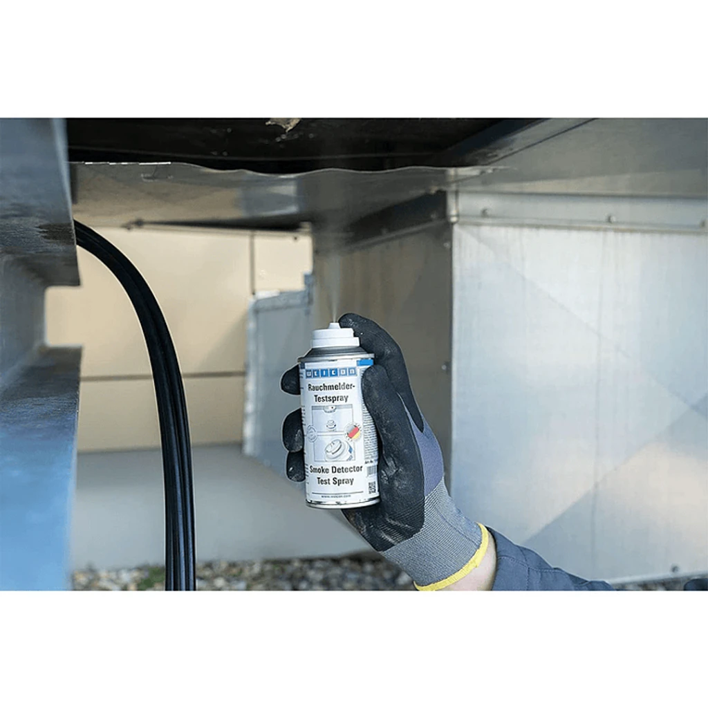 Spray test detector de humo WEICON prueba funcionamiento