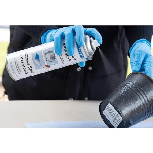 Adhesivo de contacto spray extra fuerte WEICON para goma y metal