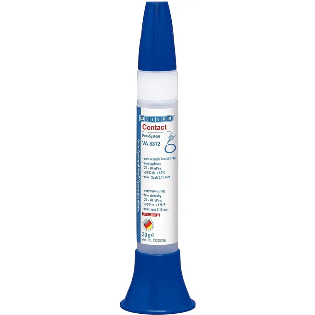 Cianoacrilato WEICON VA 8312 adhesivo instantáneo para goma y plásticos