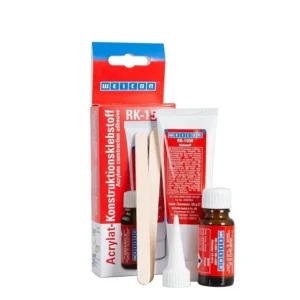 Pegamento para vidrio y metal WEICON RK-1500 transparente
