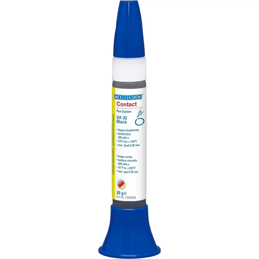 Adhesivo Negro para Caucho VA 30 Black – Cianoacrilato (30 g)