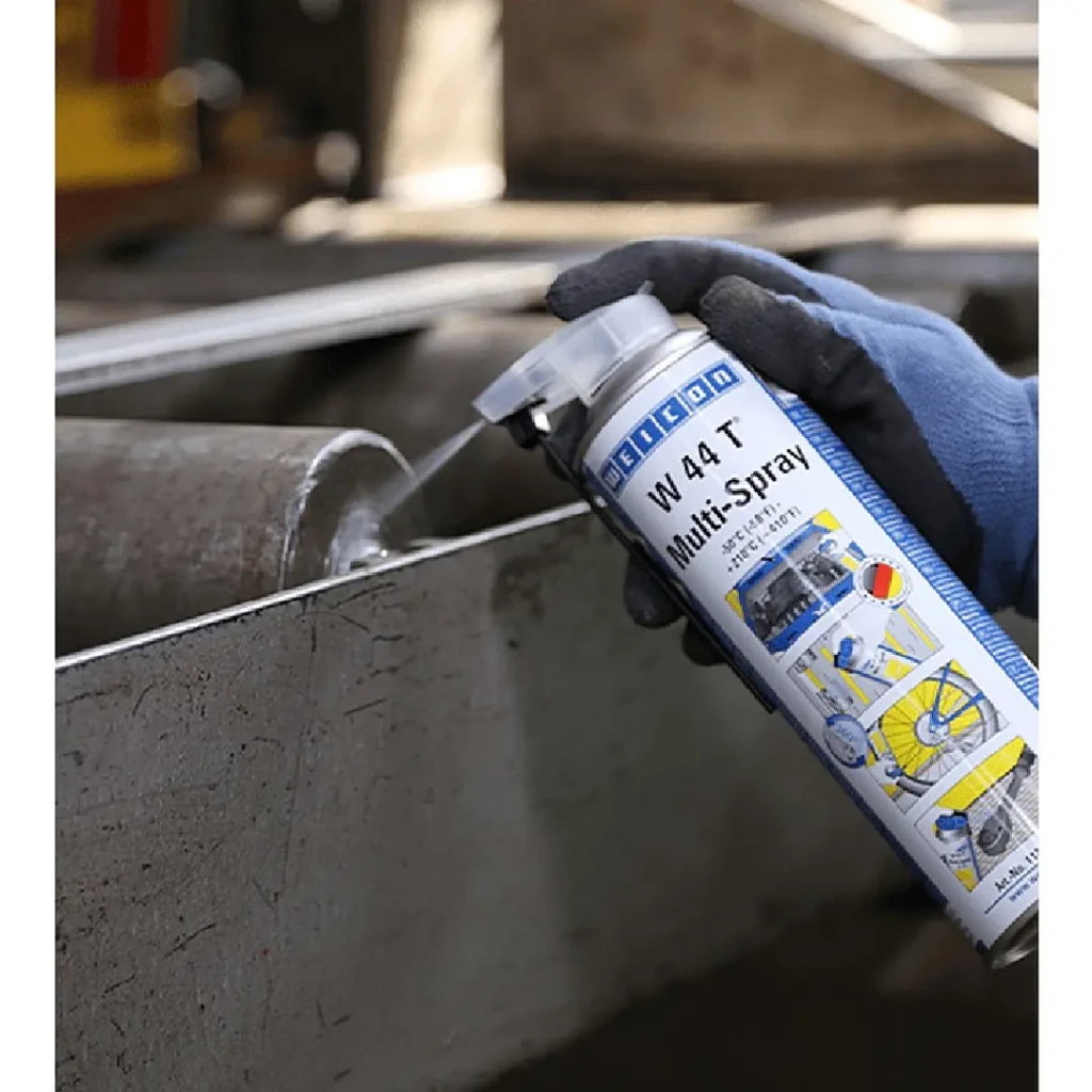 Lubricante multiuso en aerosol WEICON W44T – Limpia, lubrica y protege