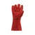 Guante soldador rojo de cuero descarne 35 cm RESISTOR