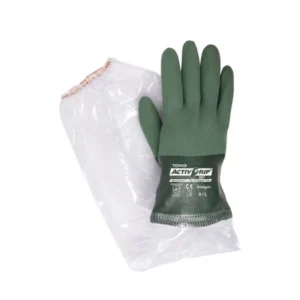 Guante TOWA ActivGrip 567 – Nitrilo largo impermeable con agarre MicroFinish® (60 cm)