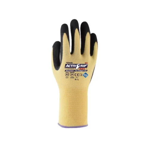 Guante TOWA ActivGrip Advance Kev 591 – Anticorte B Kevlar® con nitrilo MicroFinish