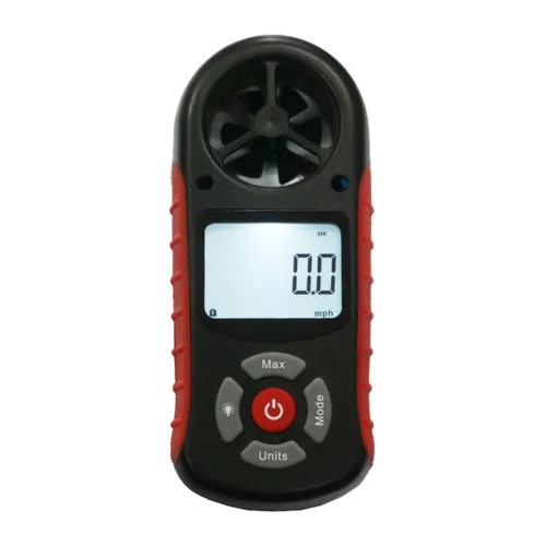 Anemómetro digital termoanemómetro portátil 8 en 1 - recargable