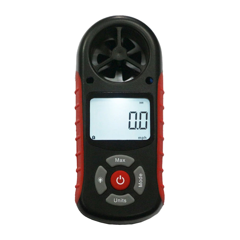 Anemómetro digital termoanemómetro portátil 8 en 1 - recargable