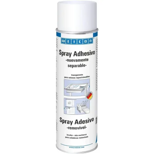 Pegamento reposicionable en spray transparente Weicon - Sin Residuos
