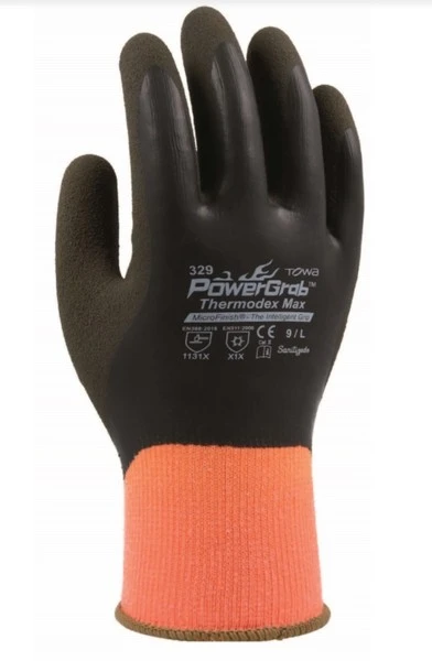 Guante TOWA PowerGrab Thermodex 329 Max FT ISP – Térmico impermeable para frío extremo