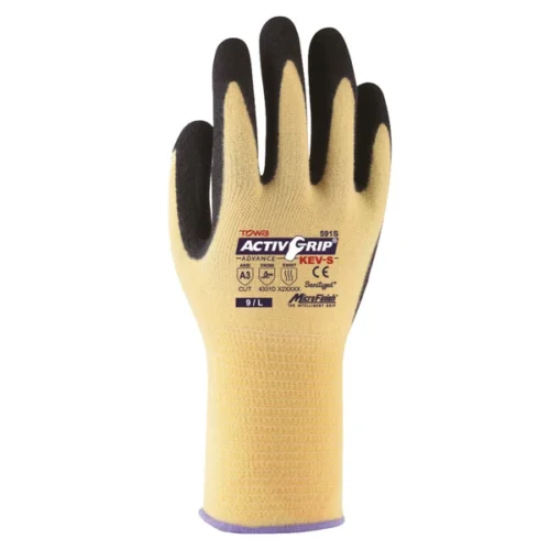 Guante TOWA ActivGrip Advance KEV-S – Anticorte A3 con Kevlar® y resistencia al calor