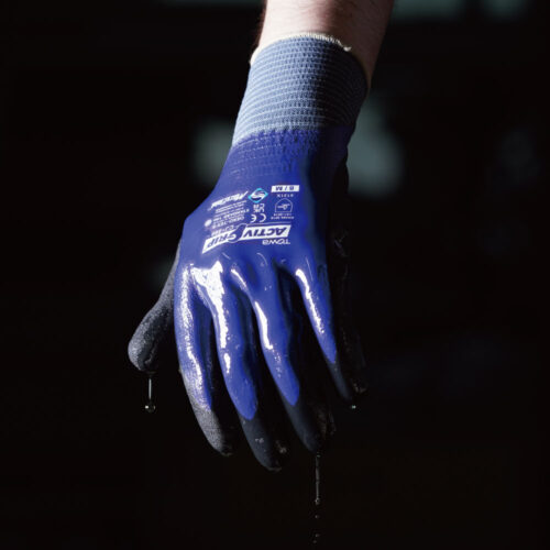 Guante Towa Active Grip CJ-569 con Doble Nitrilo e Impermeable