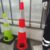 Cono de Seguridad Vial PVC 28" / 70 cm Base Negra Reflectante Resistor