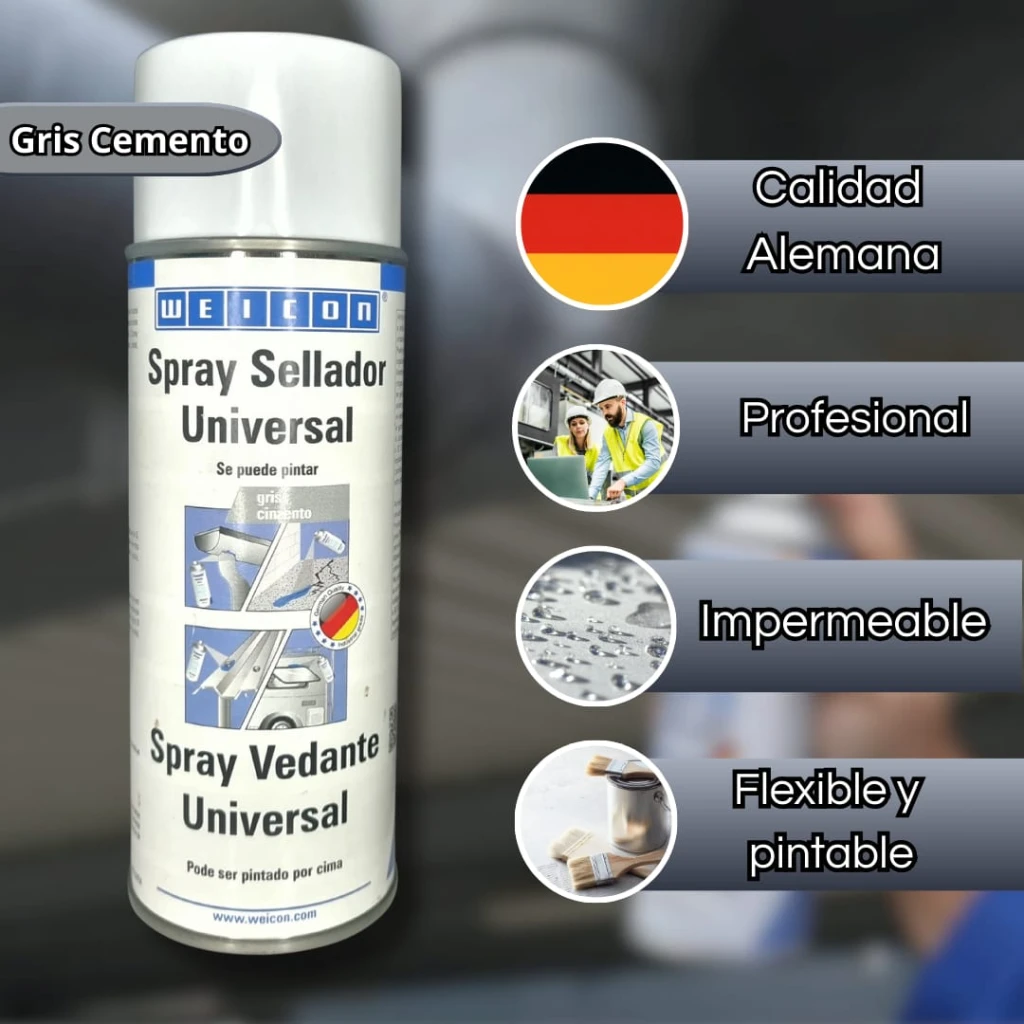 Spray sellador impermeabilizante 400 ml – Tapagoteras flexible WEICON