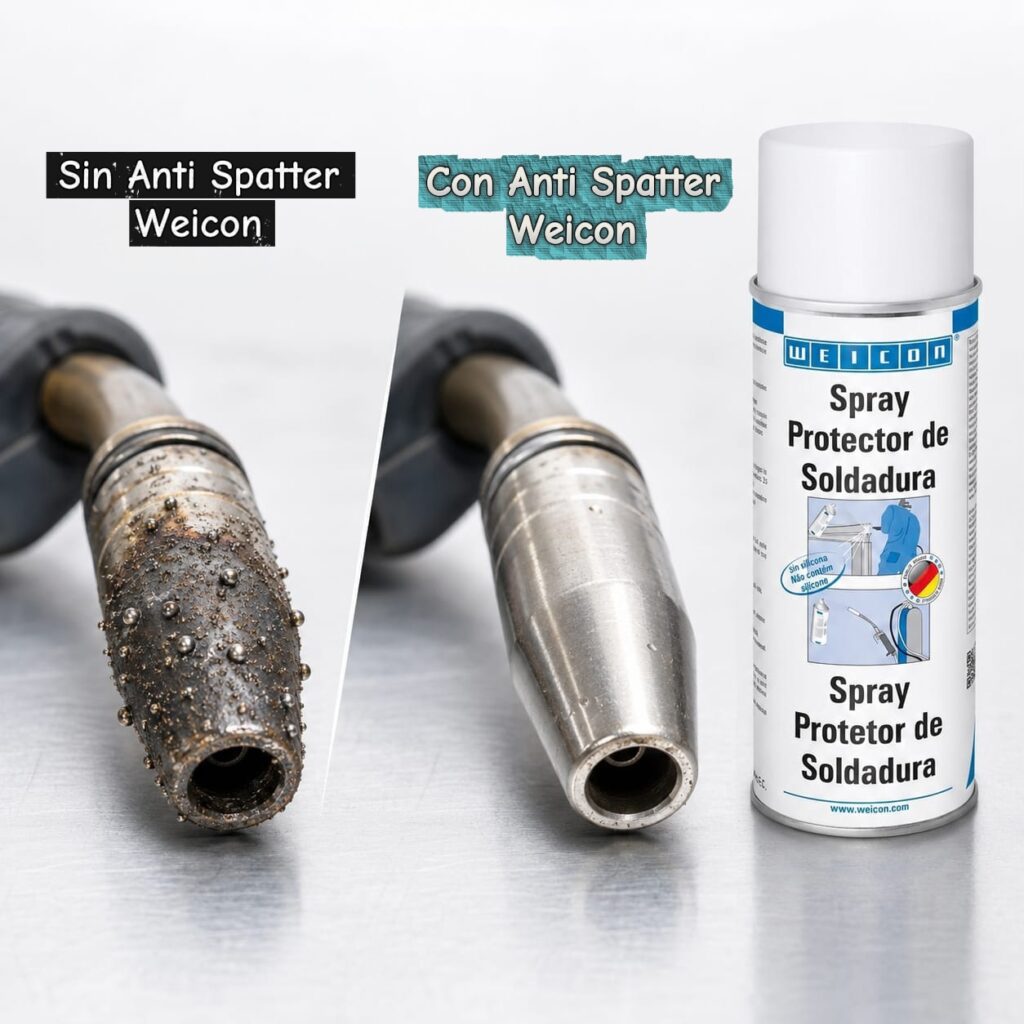 Spray Anti-salpicaduras de Soldadura WEICON 400ml - Protector Antispatter para MIG/MAG
