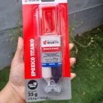 Adhesivo Epoxi Titanio Wurth 25 g tipo acero líquido