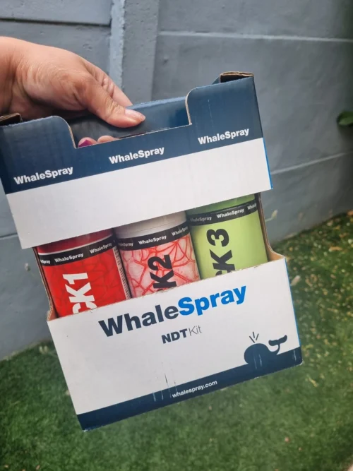 Tintas Penetrantes Whale Spray WS1819 – Kit Detector de Fisuras y Grietas en Soldadura