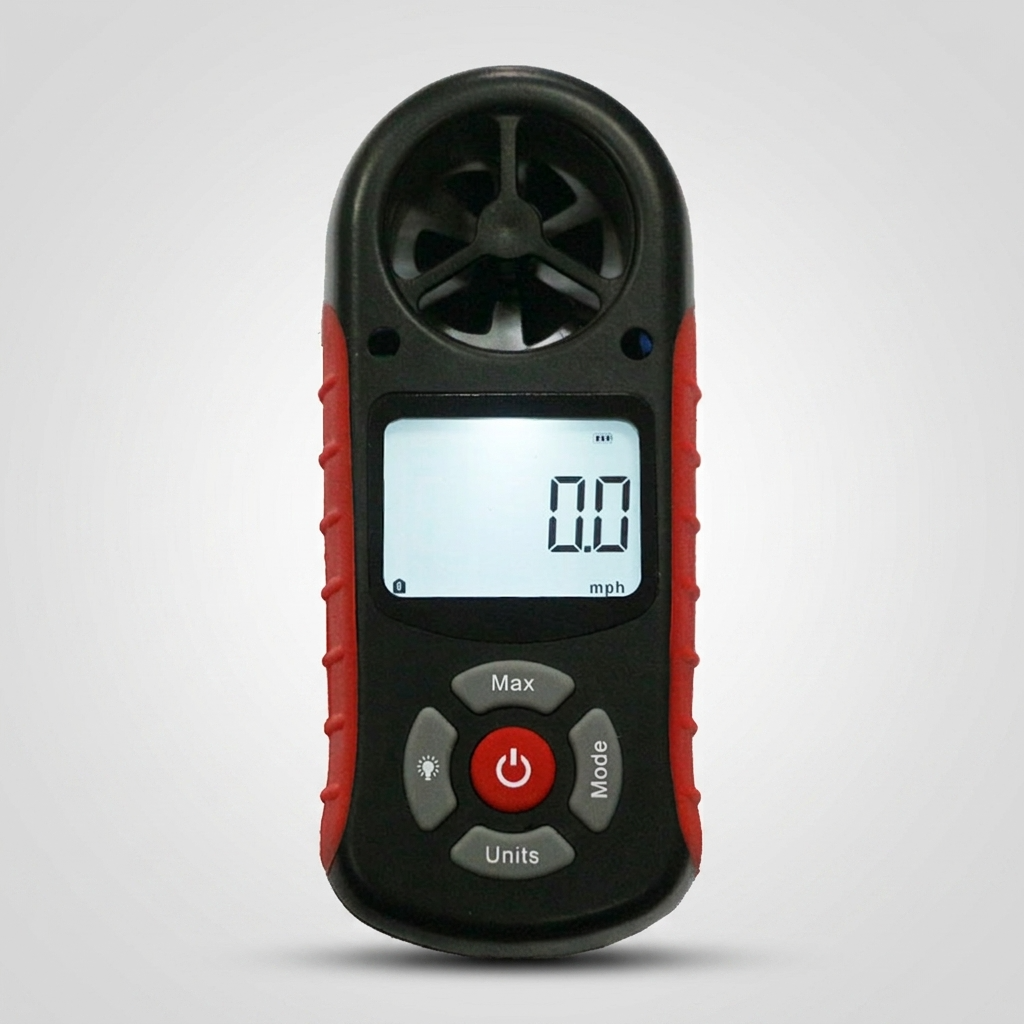 Termo anemómetro 8 en 1 - digital - portátil- Recargable