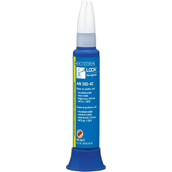 Traba pernos fuerza media AN 302-42 azul - Weiconlock