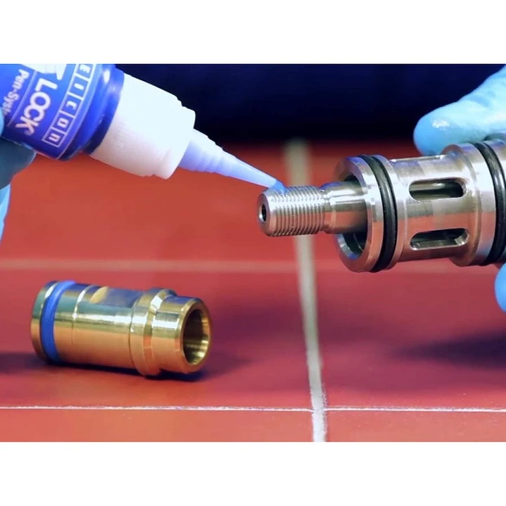 Traba pernos fuerza media AN 302-42 azul - Weiconlock