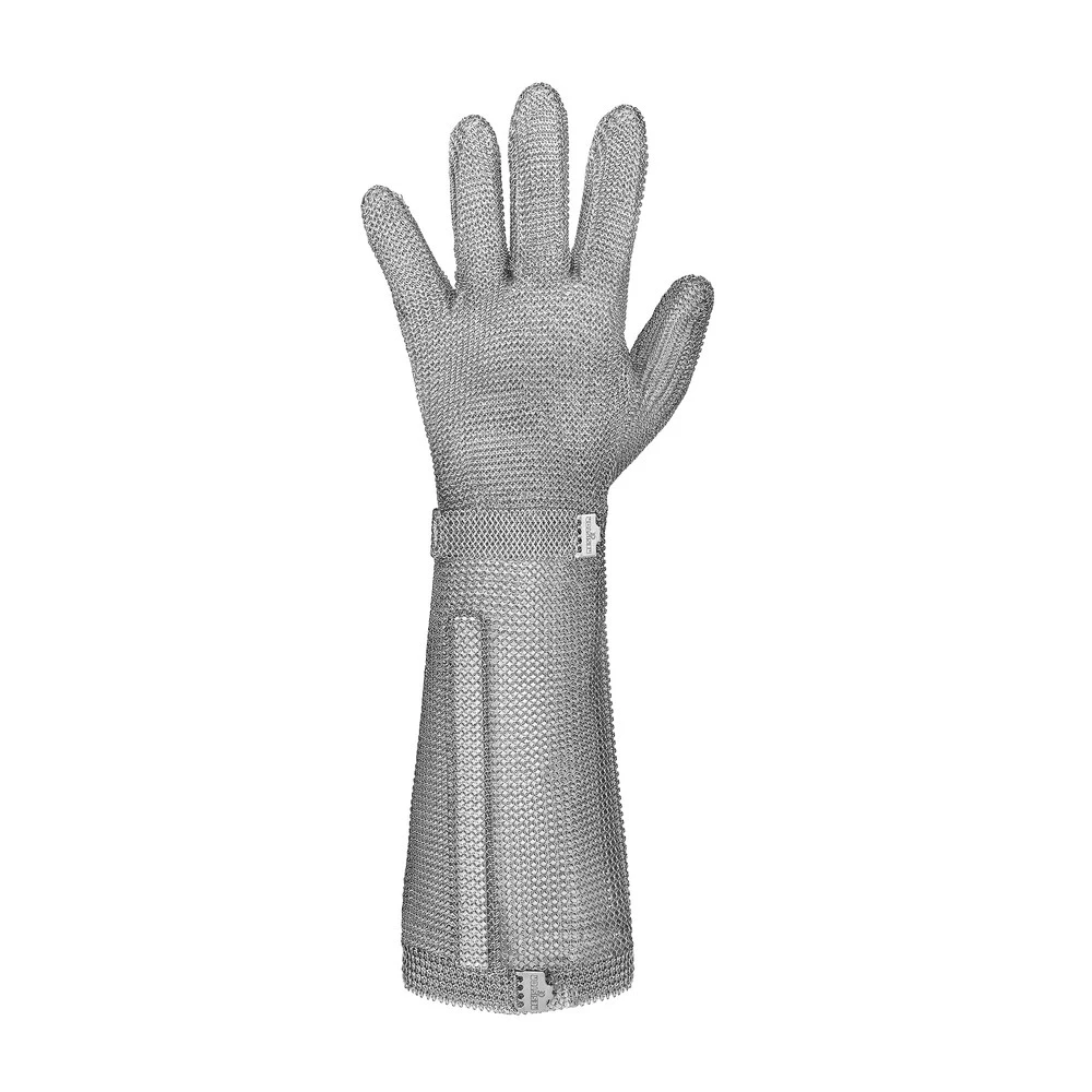 Guantes de carnicero de malla de acero inoxidable largo RESISTOR ISP