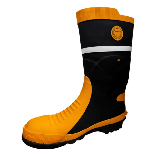 Bota Antiácida minera ROCKET POWER impermeable con puntera de acero