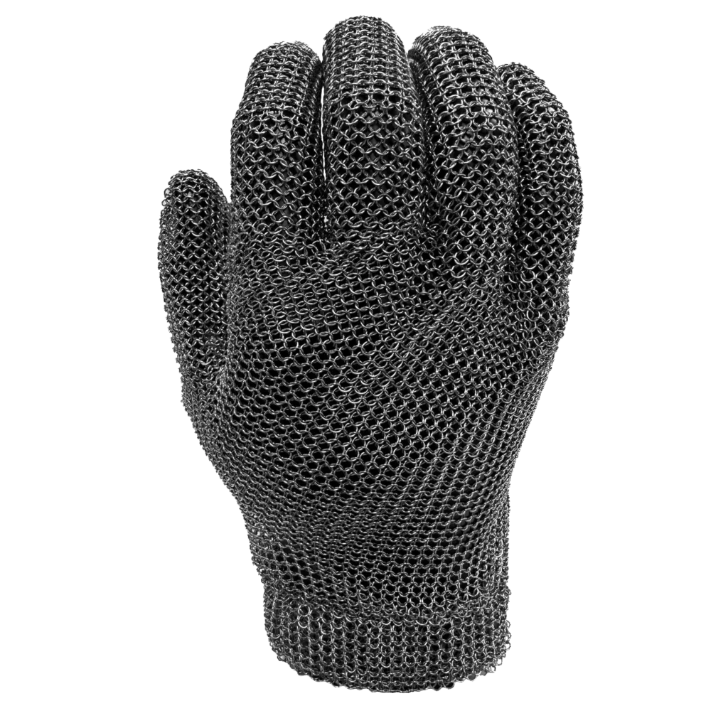 Guantes de carnicero de malla de acero inoxidable RESISTOR ISP