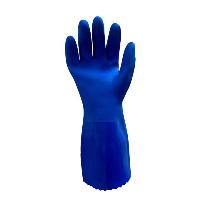 Guante PVC KRON CHEM resistente a químicos para trabajo industrial