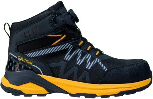 Zapatos de seguridad impermeable waterproof LITHIUM LT-502 con botón giratorio