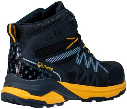 Zapatos de seguridad impermeable waterproof LITHIUM LT-502 con botón giratorio