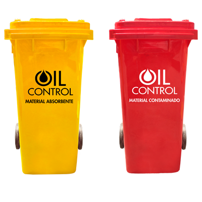 Kit antiderrame OilControl Área Limpia 120L y 240L (2 Contenedores)