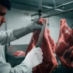 Guantes de carnicero de malla de acero inoxidable largo RESISTOR ISP