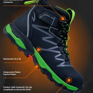 Zapatos de seguridad impermeables waterproof LITHIUM LT-503 dieléctricos