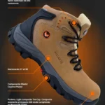 Zapatos de seguridad OBELIX RN-423 cuero nubuck con composite