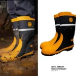 Bota minera ROCKET POWER impermeable con puntera de acero