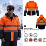 Parka térmica hombre alta visibilidad estándar Nebraska S10 SIBERIA