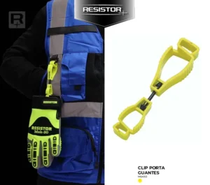 Clip porta guante RESISTOR con fusible anti enganche