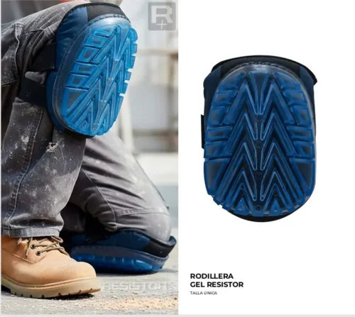Rodilleras de trabajo Resistor GEL SBR anti impacto y abrasión
