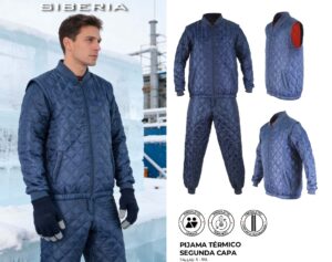 Segunda capa térmica acolchada dos en uno SIBERIA