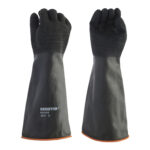 GUANTE GOMA BICOLOR PALMA RUGOSA 18' ISP RESISTOR